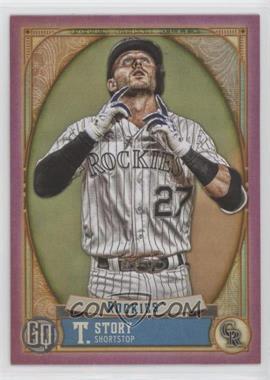 2021 Topps Gypsy Queen - [Base] - Mauve #256 - Trevor Story /75