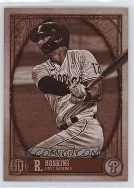 2021 Topps Gypsy Queen - [Base] - Sepia #14 - Rhys Hoskins /99