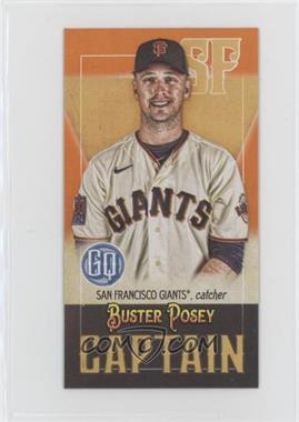 2021 Topps Gypsy Queen - Captains Minis #CM-BP - Buster Posey