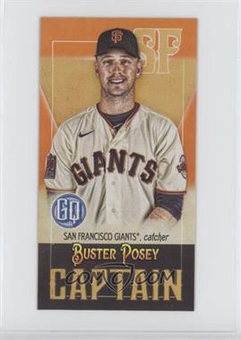 2021 Topps Gypsy Queen - Captains Minis #CM-BP - Buster Posey