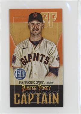 2021 Topps Gypsy Queen - Captains Minis #CM-BP - Buster Posey