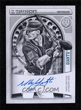 2021 Topps Gypsy Queen - Gypsy Queen Autographs - Black & White #GQA-MY - Mike Yastrzemski /50