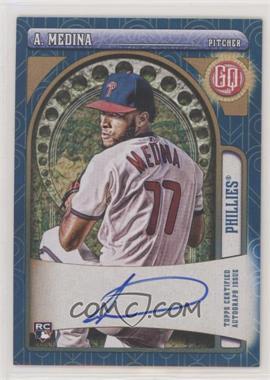 2021 Topps Gypsy Queen - Gypsy Queen Autographs - Blue #GQA-AME - Adonis Medina /99