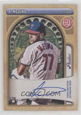 2021 Topps Gypsy Queen - Gypsy Queen Autographs - Team Script Font Swap #GQA-AME - Adonis Medina