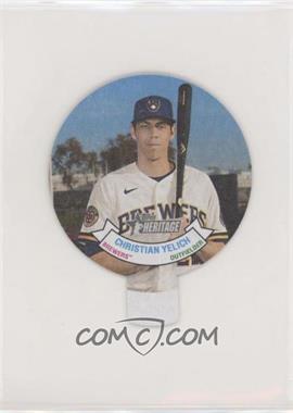 2021 Topps Heritage - 1972 Topps Candy Lids #12 - Christian Yelich