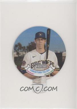 2021 Topps Heritage - 1972 Topps Candy Lids #12 - Christian Yelich