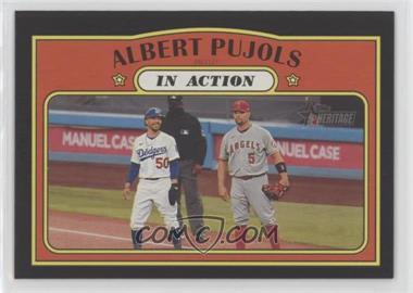 2021 Topps Heritage - [Base] - Black Border #190 - In Action - Albert Pujols /50