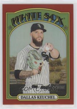 2021 Topps Heritage - [Base] - Chrome Red Refractor #80 - Dallas Keuchel /372 [EX to NM]