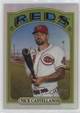 2021 Topps Heritage - [Base] - Chrome Refractor #125 - Nick Castellanos /572