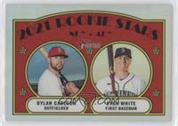 Rookie Stars - Dylan Carlson, Evan White #/572