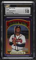 Ronald Acuna Jr. [CSG 10 Gem Mint]