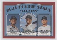 Rookie Stars - Lewin Diaz, Monte Harrison, Nick Neidert