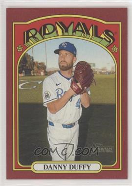 2021 Topps Heritage - [Base] - Target Red Border #331 - Danny Duffy