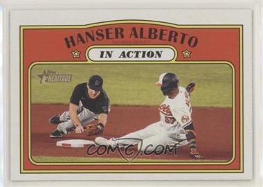 2021 Topps Heritage - [Base] #128 - In Action - Hanser Alberto