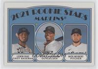 Rookie Stars - Lewin Diaz, Monte Harrison, Nick Neidert