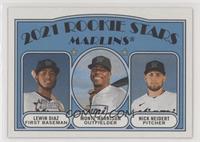 Rookie Stars - Lewin Diaz, Monte Harrison, Nick Neidert