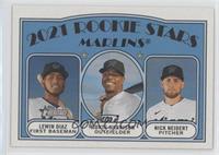 Rookie Stars - Lewin Diaz, Monte Harrison, Nick Neidert