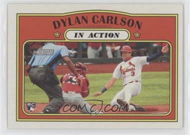 2021 Topps Heritage - [Base] #296 - In Action - Dylan Carlson [EX to NM]