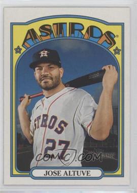 2021 Topps Heritage - [Base] #43.1 - Jose Altuve