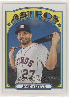 2021 Topps Heritage - [Base] #43.1 - Jose Altuve