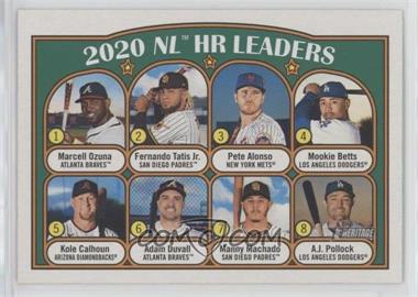 2021 Topps Heritage - [Base] #89.1 - League Leaders - Adam Duvall, Manny Machado, A.J. Pollock, Kole Calhoun, Mookie Betts, Fernando Tatis Jr., Pete Alonso, Marcell Ozuna