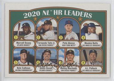 2021 Topps Heritage - [Base] #89.1 - League Leaders - Adam Duvall, Manny Machado, A.J. Pollock, Kole Calhoun, Mookie Betts, Fernando Tatis Jr., Pete Alonso, Marcell Ozuna