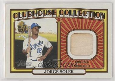 2021 Topps Heritage - Clubhouse Collection Relics #CCR-JS - Jorge Soler