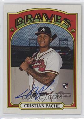 2021 Topps Heritage - Real One Autographs #ROA-CP - Cristian Pache