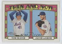 Tom Seaver, Jacob deGrom [EX to NM]