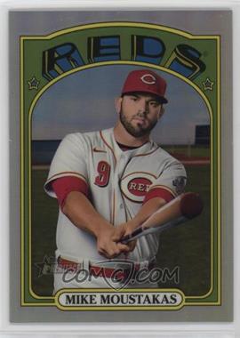 2021 Topps Heritage High Number - [Base] - Chrome Refractor #599 - Mike Moustakas /572