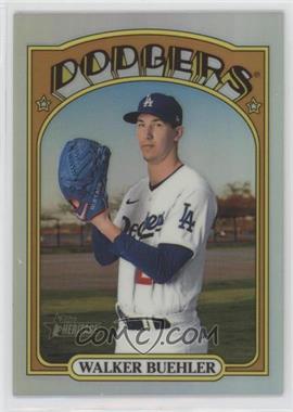 2021 Topps Heritage High Number - [Base] - Chrome Refractor #712 - Walker Buehler /572