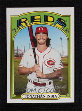 2021 Topps Heritage High Number - [Base] - Team Name Color Swap Variation #541 - Jonathan India