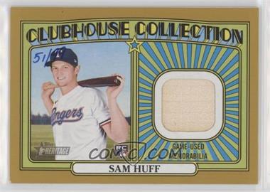 2021 Topps Heritage High Number - Clubhouse Collection Relics - Gold #CC-SH - Sam Huff /99