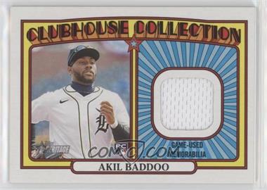 2021 Topps Heritage High Number - Clubhouse Collection Relics #CC-ABA - Akil Baddoo