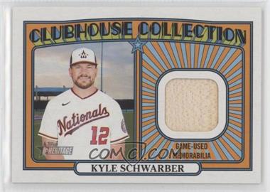 2021 Topps Heritage High Number - Clubhouse Collection Relics #CC-KS - Kyle Schwarber