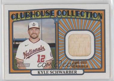 2021 Topps Heritage High Number - Clubhouse Collection Relics #CC-KS - Kyle Schwarber