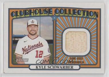 2021 Topps Heritage High Number - Clubhouse Collection Relics #CC-KS - Kyle Schwarber