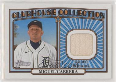 2021 Topps Heritage High Number - Clubhouse Collection Relics #CC-MCA - Miguel Cabrera