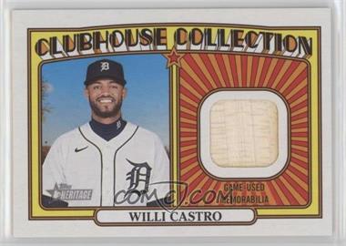 2021 Topps Heritage High Number - Clubhouse Collection Relics #CC-WC - Willi Castro