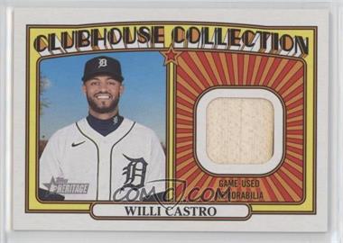 2021 Topps Heritage High Number - Clubhouse Collection Relics #CC-WC - Willi Castro