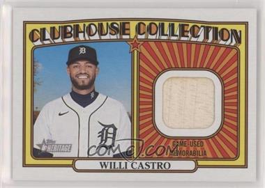 2021 Topps Heritage High Number - Clubhouse Collection Relics #CC-WC - Willi Castro
