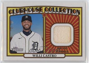 2021 Topps Heritage High Number - Clubhouse Collection Relics #CC-WC - Willi Castro