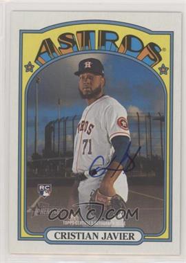 2021 Topps Heritage High Number - Real One Autographs #ROA-CJ - Cristian Javier