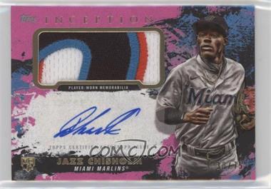 2021 Topps Inception - Autograph Patch - Pink #APC-JCH - Jazz Chisholm /75