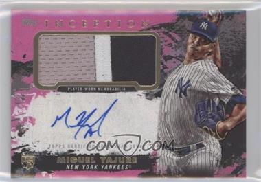 2021 Topps Inception - Autograph Patch - Pink #APC-MY - Miguel Yajure /75