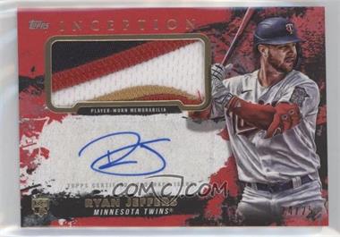 2021 Topps Inception - Autograph Patch - Red #APC-RJ - Ryan Jeffers /25