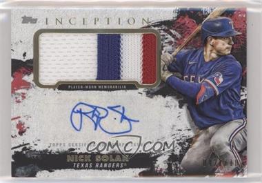 2021 Topps Inception - Autograph Patch #APC-NS - Nick Solak /110