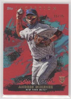 2021 Topps Inception - [Base] - Red #69 - Andres Gimenez /75