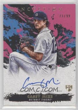2021 Topps Inception - Rookie and Emerging Star Autographs - Magenta #RESA-CM - Casey Mize /99