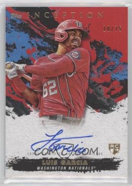 2021 Topps Inception - Rookie and Emerging Star Autographs - Red #RESA-LG - Luis Garcia /75